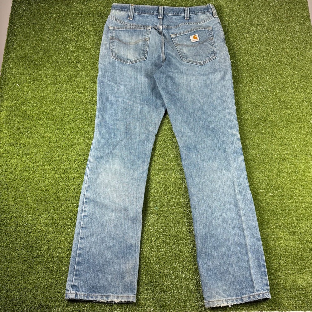 Carhartt Mens Traditional Fit Straight Leg Denim Jeans Blue 34x34 101488 420